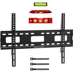 Maclean MC-419 TV sienas stiprinājums universāls 32-100 collu OLED/QLED/LCD/LED/Plazmas televizoriem, Max VESA 600 x 400, Max. Slodze līdz 80 kg, 35 mm attālums no sienas