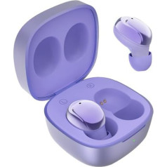 Ausu austiņas bezvadu Bluetooth violeta Mini austiņas ausu bumbas austiņas meitenēm Bezvadu austiņas austiņas austiņas iPhone Bezvadu austiņas ausīm ar mikrofonu darbam sportam