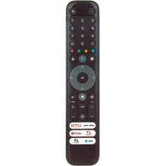 VINABTY RC833 GUB1 Rezerves balss tālvadības pults, kas saderīga ar TCL Smart TV 65C845 85C645 43C645 55C645 65C645 65C645 85C845