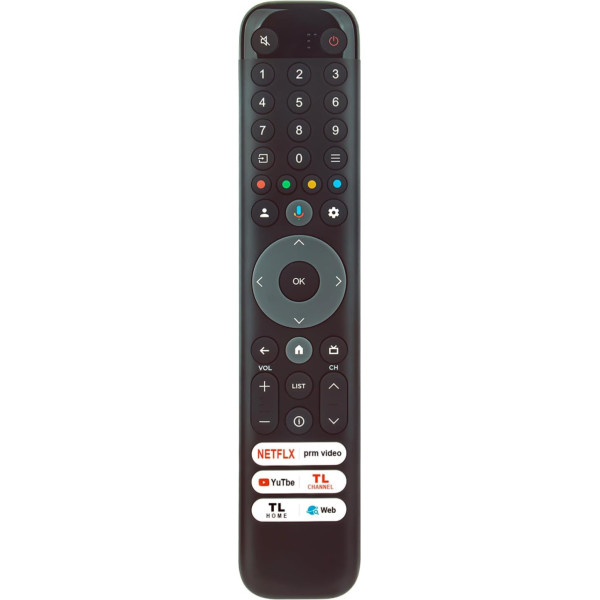 VINABTY RC833 GUB1 Rezerves balss tālvadības pults, kas saderīga ar TCL Smart TV 65C845 85C645 43C645 55C645 65C645 65C645 85C845