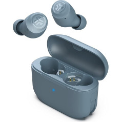 JLab Go Air Pop True Wireless In-Ear austiņas, Bluetooth austiņas, In-Ear Buds, austiņas un USB lādēšanas kārba ar Dual Connect, austiņas ar EQ3 skaņu un mikrofonu, šīfera krāsā