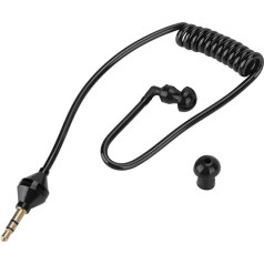 Wendry Monaural Wired Earbuds, 3,5 mm austiņas ar dobu gaisa cauruli, pretradiācijas gaisa caurules austiņas, In-Ear stereo austiņas