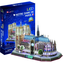 Puzzle 3d Notre Dame (Gaisma)