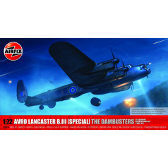 Plastikāta modelis avro lancaster b.iii special the dambusters 1/72