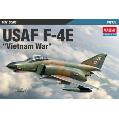 Plastikāta modelis lidmašīnas usaf f-4e vietnamas karš 1/32