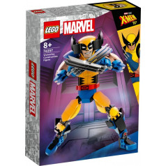 Super varoņi ķieģeļi 76257 marvel wolverine figūra būvniecībai