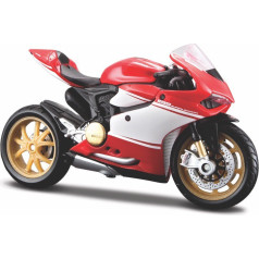 Metāla modelis motocikls ducati 1199 superleggera 1/18 ar statīvu