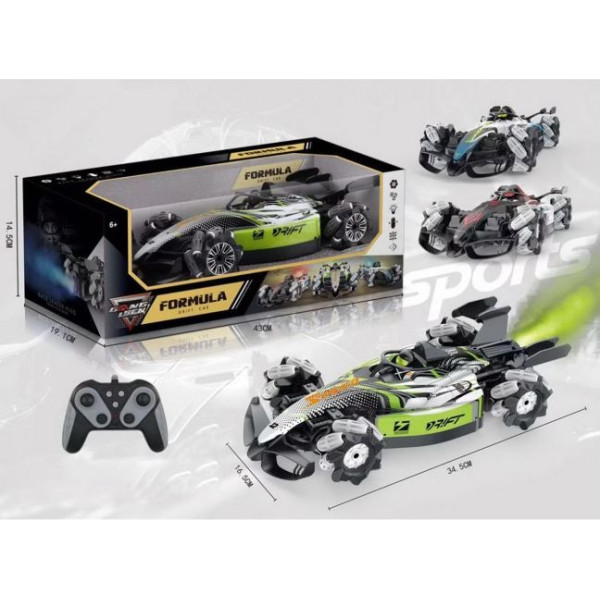 Formula 1 r/c transportlīdzekļa gaisma, skaņa, usb pāris