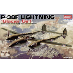 Modelis montēt p-38f apgaismojums glacier girl 1/48