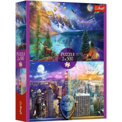 Puzzle 2x500 elementi amerika tūre