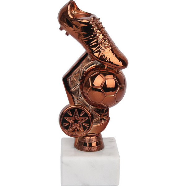 Futbola statuete NT947/B / 17 cm / brūna