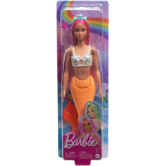 Barbie nāras lelle oranža aste