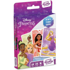 Kāršu spēle shuffle fun 4in1 disney princeses