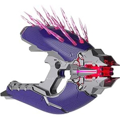 Nerf LMTD Halo Needler Dart Blaster, iedegtas adatas, 10 šautriņu bungas, 10 Nerf Elite šautriņas, kodu karte