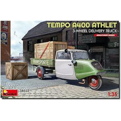 Mini Art 38032 1:35 Tempo A400 Athlet trīsriteņu transporteris — uzticama kopija, modeļu ēka, plastmasas komplekts, kravas automašīnas komplekts, automašīnas komplekts, komplekts pieaugušajiem