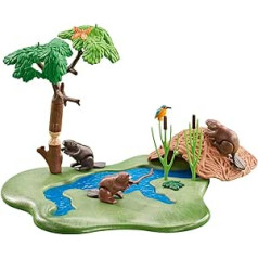 PLAYMOBIL 6541 — bebru ēka pie upes (plēves iepakojums)