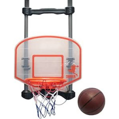 BAKAJI krepšinio lankas su skaitmenine švieslente ir tikroviškais garsais, plastikinė konstrukcija, dydis 62 x 37 x 60 cm, žaidimų sportas vaikams