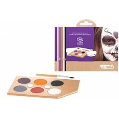 NAMAKI 6 Colors Horror Show Certified Natural Cosmetics dekoratīvās kosmētikas komplekts