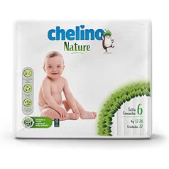 Chelino Nature Kids autiņbiksītes, 6. izmērs (17–28 kg) 162 autiņi