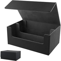 Cozlly Deck Box, Sammelkarten Aufbewahrungsbox für 1200+ Karten und Sammelkarten Halter, Magnetic Kartenbox für Spielkarten, Sammelkarten, MTG, TCG