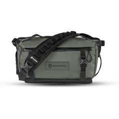 WANDRD Rogue Sling 9L soma — viegla, pret laikapstākļiem izturīga kamera un ikdienas soma ar vienu siksnu ar klēpjdatora somu (0Y-784H-R8U9), Wasatch Green, 9 L, kurjera soma, Wasatch Green, kurjera soma