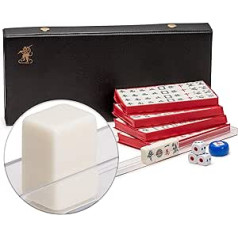 Yellow Mountain Imports Chinesisches Mahjong-Reisespiel-Set ar Extra Kleinen Weißen Ziegeln, Little MJ [Miyou Travel Chinese Mahjong]