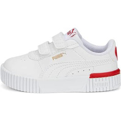 PUMA Carina 2.0 Thread V INF trenažieri, White-for All Time Red Gold, 27 EU, Puma White For All Time Red PUMA Gold