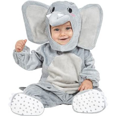 Funidelia Elephant Costume for Baby Animals – Colours: Colourful, Accessory for Costume – Funny Costumes for Your Parties, Jumpsuit