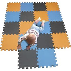 Mqiaoham Baby Floor Mat / Children’s Play Mat, Puzzle Design, Free from Harmful Substances