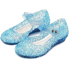 Princess Girls' Shoes Cinderella Shoes Snow Queen Shoes Dress Up Shoes Halloween Cosplay Fancy Dress Shoes for Girls