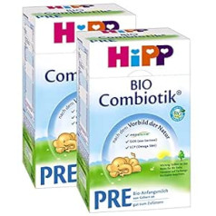 Hipp PRE Organic Combiotics, Iepakojumā 2 (2 x 600 g) - Organic