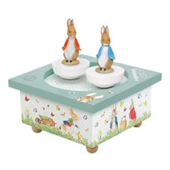 Trousselier 6260091 Peter Rabbit Dancing Characters Magnētiskā mūzikas kaste mūzikas kaste mūzikas kaste