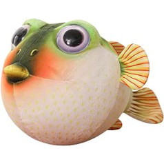 Cricia Buffer Fish plīša lelle, mīkstās rotaļlietas Real Life Buffer Fish Plīša rotaļlietas Dzīvesveida jūras dzīvnieki Buferzivs plīša rotaļlietas Mīkstas akvārija zivis dāvanas