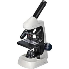 University of Oxford Microscope for Children with 40x to 2000x Magnification, Smartphone Holder, Transmitted Light and Reflected Light and Many Accessories, White