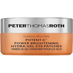 Pīters Tomass Rots — spēcīgi C Brightening Hydra Gel acu plāksteri, iepakojumā 60