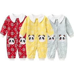 chamie Baby Onesies organiskās kokvilnas bezpēdu drēbju apdruka, biezināti tērpi zēniem no 9 līdz 18 mēn.