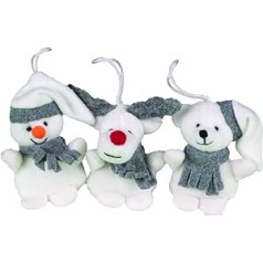 Enesco - komplekts ar 24 atbilstošām balstiekārtām Rene/BN/White Bear un Grey Figure, 770986, 8,0 cm