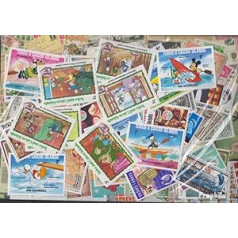 Prophila Collection Turks and Caicos Islands 100 Different Brands (Collector's Stamps)