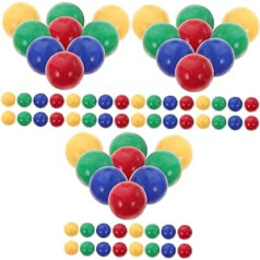 Abaodam 144 spalvotų kietų kamuoliukų pakuotės žaidimai žaislai marmuriniai žaidimai rutuliai marmuro pakaitiniai žaidimo kamuoliukai kinų žaidimo rutuliukai rutuliukų pakaitiniai rutuliai Plastikiniai vaikai Maži kamuoliukai pakeisti