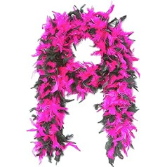 Foruma jaunumi Hot Pink/Schwarz Flapper Feder Boa