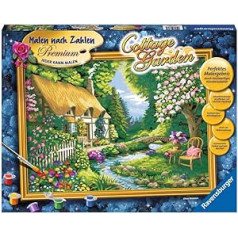 Ravensburger Paint by Numbers 28843 CreArt - Kotedžas dārzs - Pieaugušajiem un bērniem no 14 gadu vecuma