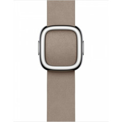 Beige strap with a modern buckle for a 41 mm case - size L