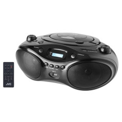 JVC RD-E661B-DAB boombox radio atskaņotājs melns