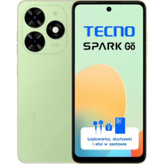 Tecno Viedtālruņa spark go 2024 bg6 128+4 zaļš