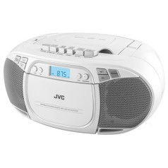 JVC RC-E451W boombox balts radio atskaņotājs