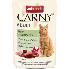 Animonda carny adult pouch chicken, rabbit 85g