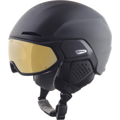 Whisbear Alpina Alto Q-Lite winter helmet black matt (gold mirror) 59-63