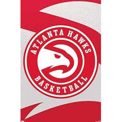 Trends International NBA Atlanta Hawks — Logo 20 Wandposter, 37,4 x 56,8 cm, ungerahmt