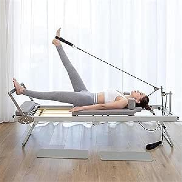 WENNEWU Pilates Reformer, salokāma Pilates Reformer ierīce mājām līdz 300 mārciņām