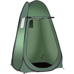 RELAX4LIFE Changing Tent with Pop Up System, Shower Tent, Foldable, Toilet Tent with Window, Side Tent, Polyester Fibres, Storage Tent, Camping Tent, Trekking Tent, Beach Pop-Up Tent, 120 x 120 x 190 cm